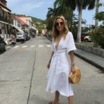 The Perfect White Summer Dress in St. Barths