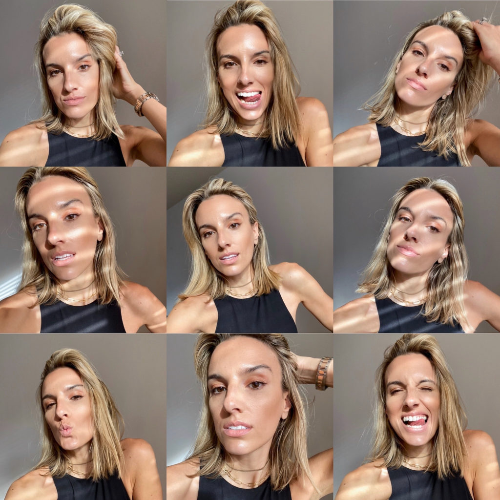 makeup, beauty, dewy skin, blush, mascara, model, how to get dewy skin, glowing skin, sephora