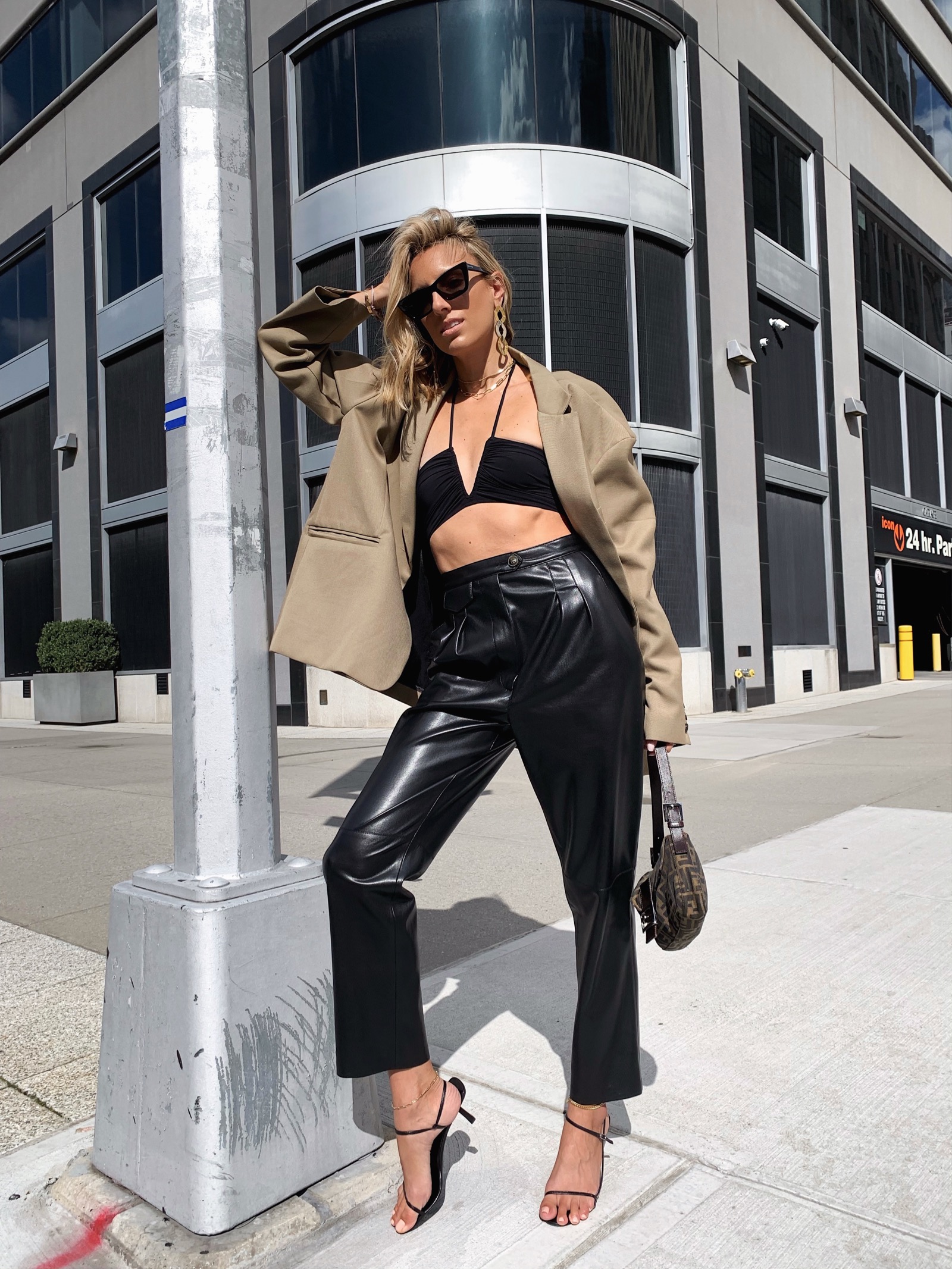 NYFW, farfetch, Nanushka, Street Style, OOTD, NYFW SS20, Frankie Shop, Isabel Marant, Old Celine, Fendi Baguette, Fendi