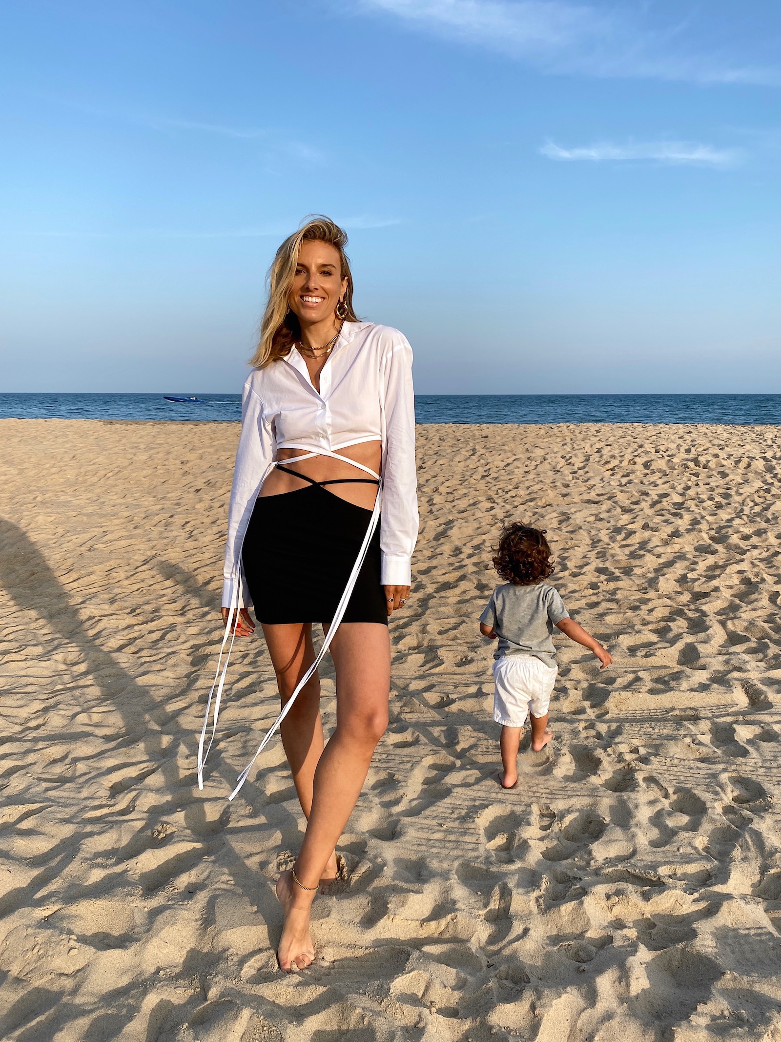 christopher esber top, miami skirt, the row sandals, ootw, ontn, ootd, outfit inspo