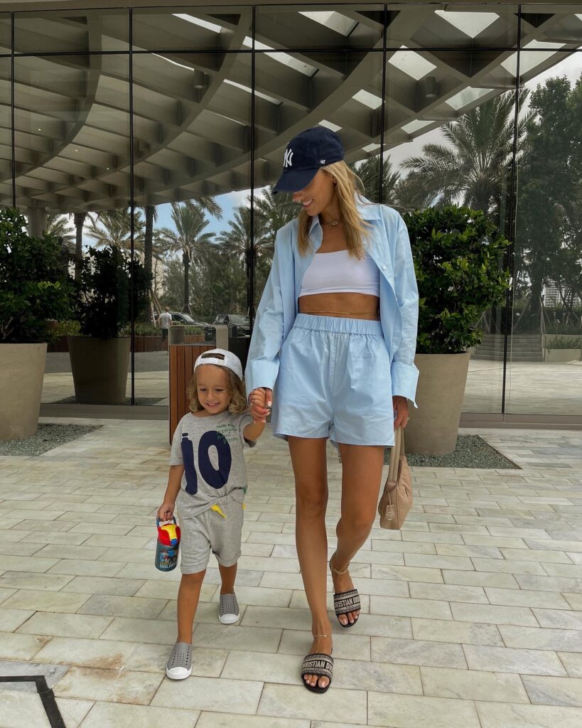 avenue the label set, shirt and shorts set, dior sandals, electric picks anklets, mon coeur, toddler style inspo, aritzia white basic tank, womens yankee hat