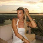 Linen White Summer Dress