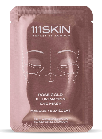 111SKIN Rose Gold Illuminating Eye Mask for brightening and hydrating the under-eye area